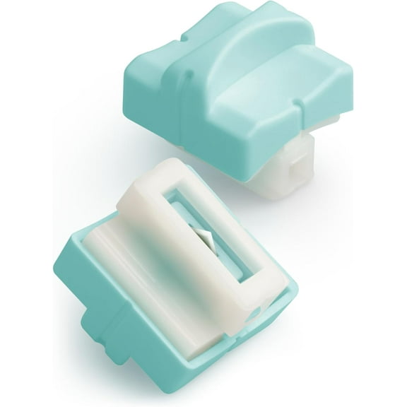 2Pcs Refill Blades for A4 A5 Paper Cutter, Spring-Loaded Safeguard Design Replacement Blade for Paper Trimmers (Mint Green)