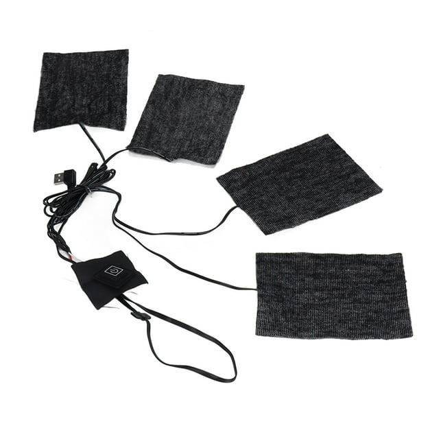USB Charging Heating Pads, Washable Portable Relieve Discomfort Soft Clothing Electric Heating Pads DC5V for Pet Beds