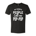 thumbnail image 2 of Wild Bobby,My Favorite People Call Me Pop-Pop Father Dad Grandpa Gift, Father's Day, Men Premium Tri Blend Tees, Vintage Black, 2XL, 2 of 3
