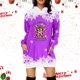 thumbnail image 1 of WILLBEST Vestido Casual Para Mujer Vestido Con Capucha Con Estampado Navideño De Vaca Para Mujer, 1 of 3