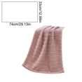 thumbnail image 3 of HOZVOMI Striped Corals Fleece Towel for Face Washing Bathing Drying Hair Soft Absorbent Comfortable Design Ideal for Everyday Use, 3 of 6