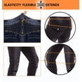 thumbnail image 4 of NotusWears Men’s Motorcycle Pants with Knee Protective Pads and Reinforced Lining Hip Motorbike Riding Denim Jeans Black W34-L32, 4 of 4