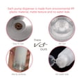 thumbnail image 4 of FITDON 4PCS Push Down Empty Lockable Pump Dispenser Bottle for Acetone Alcohol Nail Polish Remover & Makeup Remover, 4 of 7