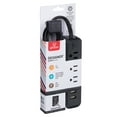thumbnail image 5 of Globe Electric Watt Designer Series 6-ft 3-Outlet USB Surge Protector Power Strip, 5 of 8