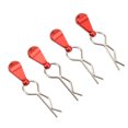 thumbnail image 6 of 4Pcs RC Body Clip Pin Stainless Steel R Shape Universal for 1/8 1/10 Remote Control Car Red, 6 of 8
