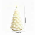 thumbnail image 3 of Christmas Tree Candle, LED Flameless Candle with Flickering Warm Light, Battery Operated Christmas Tree Shaped Candle Decor, Holiday Tabletop Ornament for Mantel Dining Room Home Party Decoration, 3 of 7