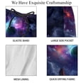 thumbnail image 4 of luoweisi Men's Beach Shorts Quick Dry Swim Trunks with Mesh Lining Galaxy M, 4 of 5