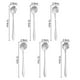 thumbnail image 2 of Juego de 6 cucharas de flores, cucharaditas de café, vajilla de acero inoxidable, cuchara de azúcar creativa, cuchara de té, barra para revolver, cuchara para agitar, 6 patrones diferentes, 2 of 5