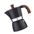 thumbnail image 1 of Bewildely Cafetera Cafetera de aluminio Olla para el hogar Accesorio de cocina Juegos de servir café y té Negro 150ml Bewildely HA002820-03B, 1 of 1