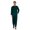 Teal Green, variant on Inkmeso SolidNightwearSet For Men's Short Sleeve Pjs Loungewear Sets Soft Cotton Designer Sleepwear