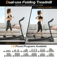 thumbnail image 5 of Goplus 1HP Electric Treadmill Folding Motorized Power Running Machine Fitness, 5 of 10