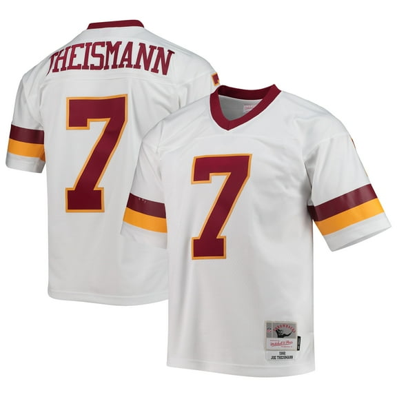 Men's Mitchell & Ness Joe Theismann White Washington Football Team Legacy Replica Jersey