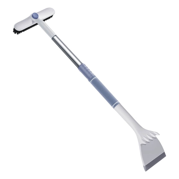 dajkiuy Extendable Snow Brush & Ice Scraper for Car Windshield, Automotive Snow Removal Tool with Foam Handle and 360° Rotating Brush Head for Cars, Trucks and SUVs