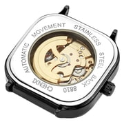 Chenxi Brand Top Mechanical Wristwatch Square Mesh Band Black Automatic Watch Waterproof Business Design For Man Clock - Mechanical Wristwatches
