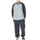 thumbnail image 2 of Camisón de talla grande Gibobby Ropa de dormir unisex Pijama de franela Gris XL, 2 of 5