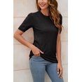 thumbnail image 4 of Top Arach&Cloz Jersey de manga corta para mujer, color negro 2025, 4 of 5