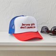 thumbnail image 4 of CafePress - Jersey Girls Don't Pump Gas (New) - Adjustable Unisex Printed Trucker Hat with Mesh Back, 4 of 10