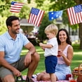 thumbnail image 6 of Fourth of July Memorial Day Decorations, Independence Day Pentagram Decoration Red White And Blue Five Star Bow Star Stick Inserts Independence Day Party Decoration, 6 of 6