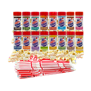 Flavorful Popcorn Seasoning Variety Pack  Seasonings in White Cheddar Cheese, Ranch, Sour Cream, & More  Gluten-Free Keto Snack for Movie Nights & Gifts by Tasty Bomb, 2.8-3 Oz (Variety Pack 16)