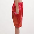 thumbnail image 4 of RXIRUCGD 2025 Summer Clothes for Kids Solid Color Loose Glossy Straight Leg Shorts For Boys And Girls Five Part Shorts For Performance Mid Length Shorts, 4 of 4
