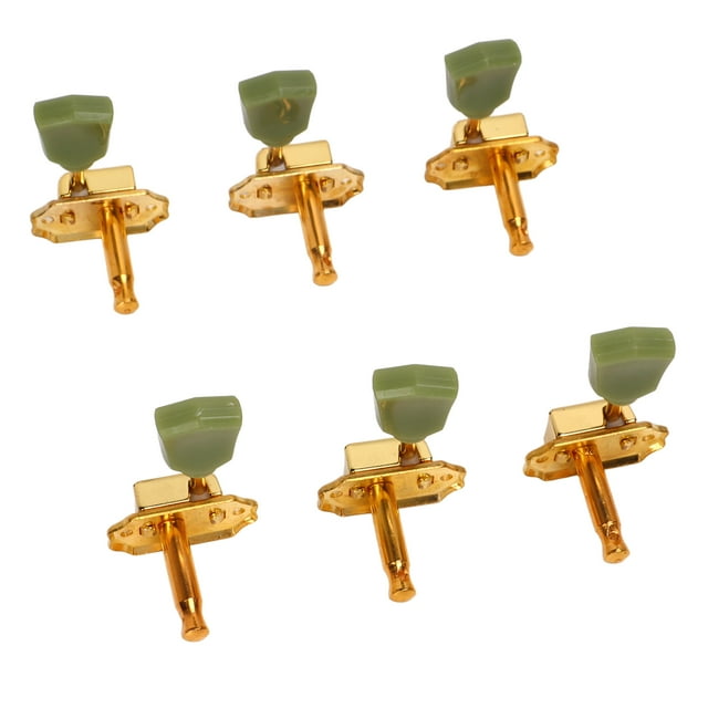 Llave De Afinación De Cuerdas, Fácil Instalación Clavija De Afinación De Guitarra Metal Plástico 6 Piezas Delicado Para Reemplazo ANGGREK Otros