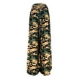 thumbnail image 3 of Vedolay Women&nbsp;Pants&nbsp;Trendy Women's Loose Wide Leg Pants High Waist Straight Casual Comfort Cotton Trousers,Camouflage S, 3 of 4