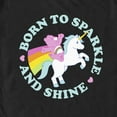 thumbnail image 2 of Men's Care Bears Born to Sparkle and Shine Cheer  Graphic Tee Black 3X Large, 2 of 5