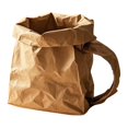 thumbnail image 1 of Huanglei Minimalist Paper Bag Mug Pleated Texture Coffee Cup Simulation Kraft Paper Shape Water Cup Style Trendy Cup, 1 of 4