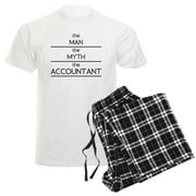 CafePress - The Man The Myth The Accountant Pajamas - Men's Light Loose Fit Cotton Pajama Set