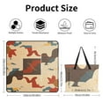 thumbnail image 2 of Colorful Floral Bohemia Outdoor Picnic Blanket, Foldable Waterproof Beach Mat, Portable Beach Blanket for Beach Camping, Hiking, Family Concerts, 2 of 7