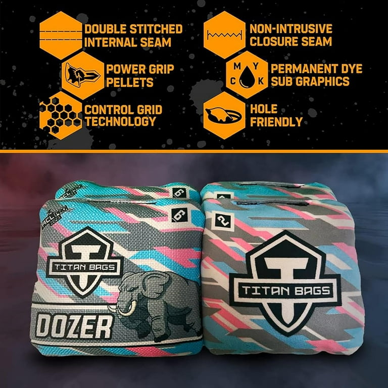 Titan Bags - Dozer Cornhole Bags - ACL PRO Approved, Professional