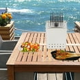 thumbnail image 5 of 26 Skewers Portable Square Smokeless Charcoal Hanging Grill, Stainless Steel Kebab Skewer Grill Heat Resistant and Long-Lasting Outdoor Cooking Grill for Garden, Camping, Patio Party, 5 of 15