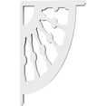 thumbnail image 3 of 5/8"W X 5"D X 8"H Classic Wagon Wheel Architectural Grade PVC Bracket, 3 of 11