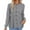 Grey, variant on Duoif Cardigan Sweaters for Women, Women's Long Sleeve Cable Cardigan - 2025 Crewneck Beige Sweater Womens Sweaters Grey L