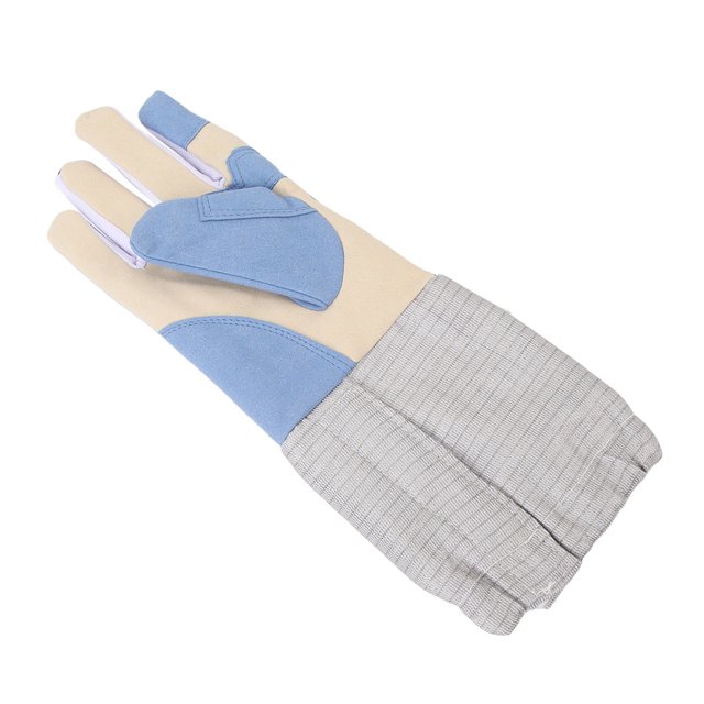 Premium Padded Fencing Glove For Sabre Swordsmanship ,Padded Fencing Glove Right Handed Anti Slip Durable Knitted Fabric Breathable Sabre Glove For Training