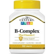21st Century B Complex With C Tablets 100 Each