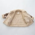 thumbnail image 3 of Vedolay Kids Winter Coat for Girl Puffer Long Sleeve Jacket Padded Outwear,Coffee 3-4 Years, 3 of 4