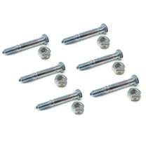 The ROP Shop 6-Pack - Shear Pin Bolt & Nut for John Deere Snowblower 828D, 924DE, 1032D