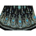 thumbnail image 2 of SAI DECORATIVE Women's Long Bohemian Maxi Skirt - Gypsy Hippie Boho Chic Style Skirt & color-Black, 2 of 2