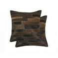 thumbnail image 1 of H-Natural Torino Madrid Cowhide 2-Pack Pillows, 1 of 2