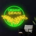 thumbnail image 2 of Handmadetneonsign Organic Grain Neon Sign, Organic Grain Wall Art Decor, Vegetable Farm Wall Decor, 2 of 5