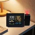 thumbnail image 6 of Syenll Projection Alarm Clock with Weather Station, Digital Indoor Outdoor Thermometer with Temperature Humidity Display for Bedrooms, 6 of 8