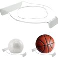thumbnail image 1 of FFIY Acrylic Ball Holder Wall Mount Sport Ball Display Rack Storage Stand for Football, Basketball, Soccer, Volleyball, Spheres Display, 1 of 6