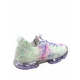 thumbnail image 2 of Flow-19 Stretch Elastic Mesh Lace Up Rubber Air Bubble Cushion Fashion Sneaker ( Purple Tie Dye, 6 ), 2 of 2