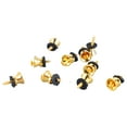 thumbnail image 2 of 10PCS Guitar Strap Lock Buttons, Mushroom Style Metal End Pins With Screw For Electric Guitar Bass Ukulele, 2 of 8