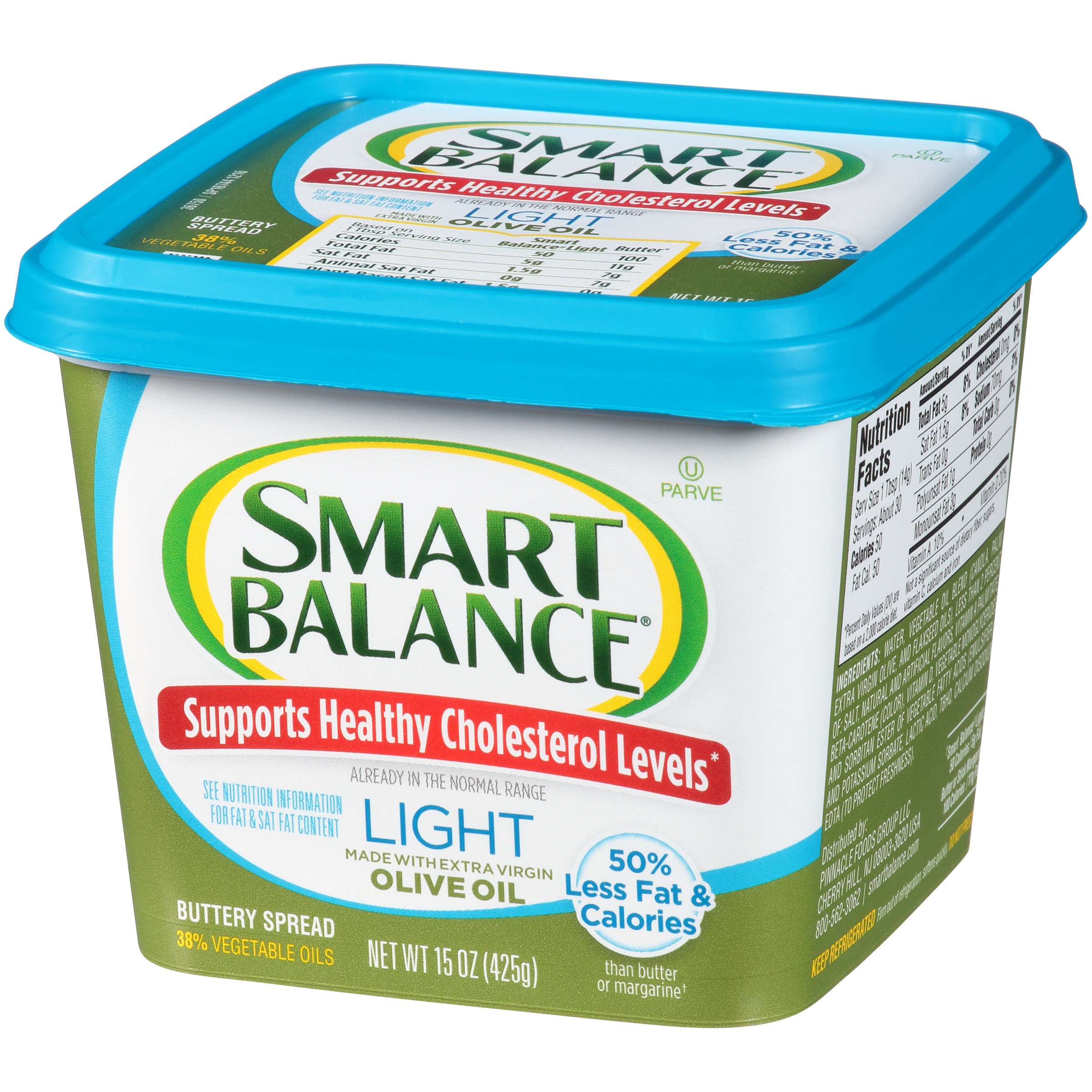 Smart Balance Original Spreadable Butter and Margarine Alternative, 15 oz  Tub