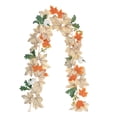 thumbnail image 3 of Guirnalda de hojas de arce para Halloween, 1,75 m, reutilizable, para colgar en la pared, para ventanas, interiores y exteriores, dormitorios Estilo E, 3 of 8