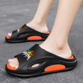 thumbnail image 4 of Men's Beach Slippers with Soft Low Arch Support Comfortable Thick Sole Anti Slip Easy To Clean, 4 of 5