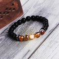 thumbnail image 3 of Pulseras de Ágata de 2 Piezas, Dos Cuentas Energéticas de Piedra Natural, Conjunto de Pulseras con Cuentas de Piedra, Pulsera Elástica, Regalo de Cumpleaños Unisex, 3 of 5