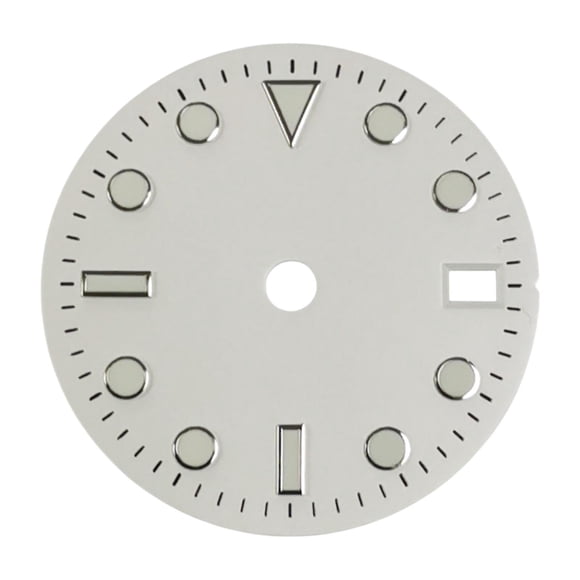Esfera de reloj de 29 mm para movimiento NH34 Gmt, esfera de reloj portátil práctica y moderna